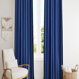 AADI TRADERS Navy Blue Polyester Long Door Curtain-image-38