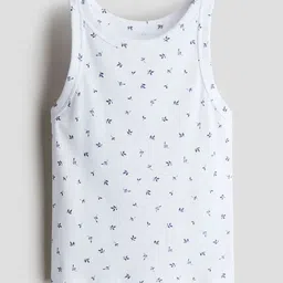 H&M Ribbed Cotton Vest Top-image-28