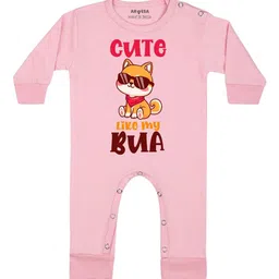 Arvesa Cute Like My Bua Printed Bodysuit-image-32
