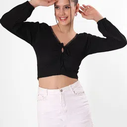 clobug Crepe Crop Top-picture-10