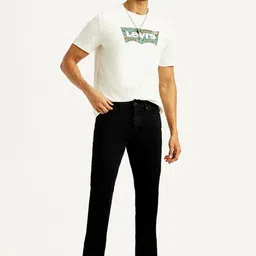 Levis Men Classic Straight Fit Mid-Rise Stretchable Jeans-picture-12