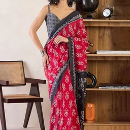 Moda Rapido Warli Printed Saree-image-81