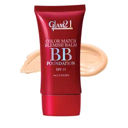 GLAM21 Set of Color Match BB Foundation 46 g - Light Medium & Hydra Boost Primer - 100 ml image 4
