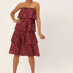 CORSICA Women Print Off-Shoulder Layered Fit & Flare Maxi Dress-image-31