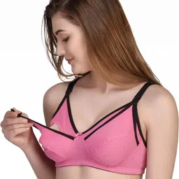 GuSo Shopee Pink Everyday Cotton Bra-image-11