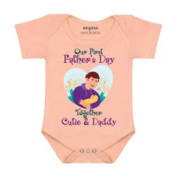 Arvesa Happy Father DaysPrinted Romper-15