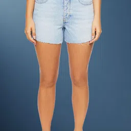 Kotty Women High-Rise Denim Shorts-image-71