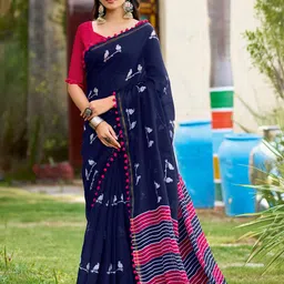 Peachmode Pure Cotton Saree-36