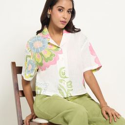 AKKRITI BY PANTALOONS Floral Print Top-picture-32