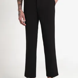 SHOWOFF Men Comfort Straight Fit Low-Rise Formal Trousers-picture-43