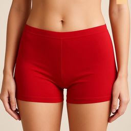 CKARFE Pack Of 2 High Coverage Concealed Waistband Boy Shorts CF SBT-33 Skin,Maroon XS-2-picture-42