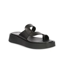 Viviblu Women Colourblocked Leather Platform Sandals-picture-54