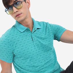 HIGHLANDER Men Conversational Printed Polo Collar T-shirt-picture-11