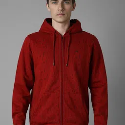Louis Philippe Sport Men Abstract Printed Hooded Sweatshirt-picture-45