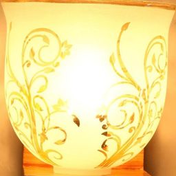 SOMIL Gold Glass Cylinder Printed Wall Lamps-image-6