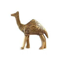 The Spiritual Living Gold-Toned Camel Figurine Showpiece-image-6