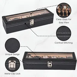 Aura Black Set of 2 Regular Multi-Utility Organisers image 4