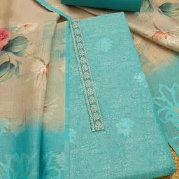 Soch Printed Linen Unstitched Dress Material-image-33