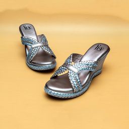 Fancy Nancy Embellished Wedge with Buckles image 5