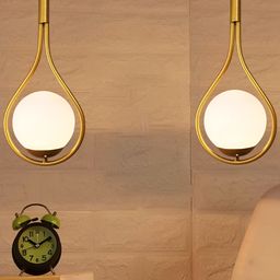 GAUVIK Gold-Toned Ceiling Lamp-19