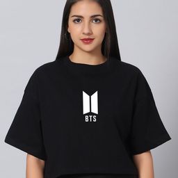 Besick Women Graphic Printed Round Neck Cotton Relaxed Fit T-shirt-picture-40