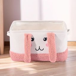 Kuber Industries Pink & White 4 Pieces Printed Multi-Utility Organisers-3