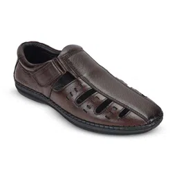 WALKWAY by Metro Men Leather Fisherman Sandals-image-57