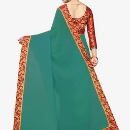 limtd Pure Georgette Saree image 5