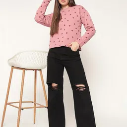 LE BOURGEOIS Women Printed Sweatshirt-image-10