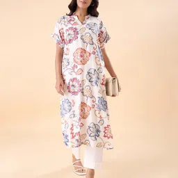 RANGMANCH BY PANTALOONS Women Floral Printed Daily A-Line Kurta-image-41