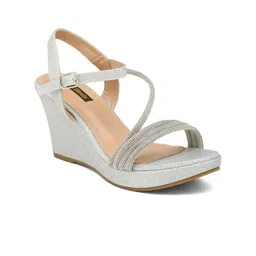 Flat n Heels Wedge Sandals with Tassels image 2