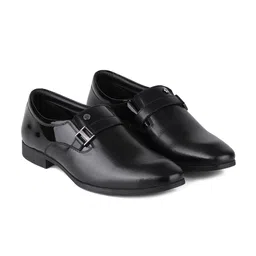 Red ChiefMen Round Toe Leather Formal Slip-Ons-picture-24