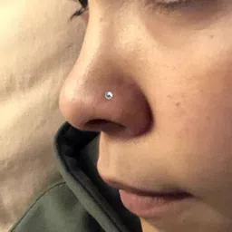 Goldnera 925 Sterling Silver Mini Dot Shaped Piercing Stud Nosepin-image-72