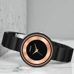 LORENZ Women Brass Dial & Stainless Steel Straps Analogue Watch AS-102A-image-74