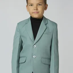 YK Boys Slim Fit Long Sleeve Single Breasted Elegance Blazer-picture-42