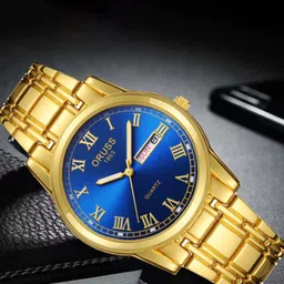 ORUSS Men Round Dial And Stainless Steel Straps Analogue Watch IHICDEEBHGJH-5