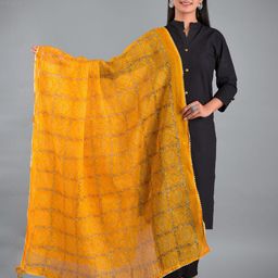 Apratim Printed Bandhani Dupatta-image-63