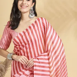 RACHNA Striped Printed Saree-picture-12
