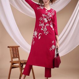 Tikhi Imli Embroidered Top With Trousers Co-Ords Set-41