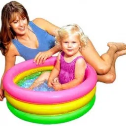 intelligent baby Pool 3 Colour Ring Outdoor Activity Paddling Pool With Free Pump Inflatable Swimming Pool-picture-7