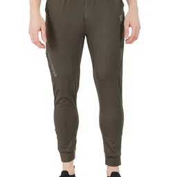GOTO Men Brand Logo Printed Mid Rise Dri-FIT Sports Joggers-image-74