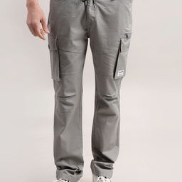 HAUWER Men Comfort Easy Wash Cargos Trousers-image-95