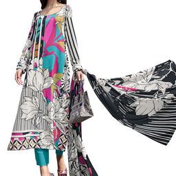 DRAVINAM Trends Printed Unstitched Dress Material-image-41
