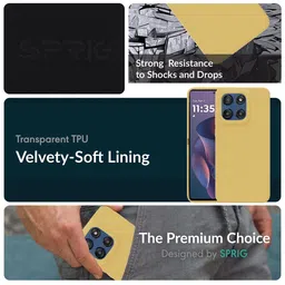 SPRIG Solid Printed Bumper Case Mobile Accessories image 3