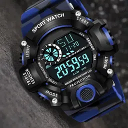 Hala Men Solid Round Tang Regular Digital Watch-G90-4-picture-16