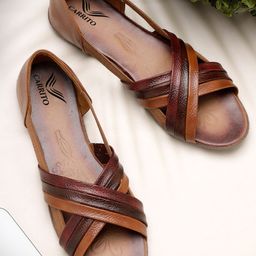 carrito Women Open Toe Flats-image-13