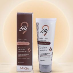 Hi9 Deep Clean Charcoal Face Wash with Organic Bamboo Charcoal & Niacinamide - 75 ml-51
