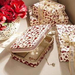 Pure Home and Living Red Set of 1 Regular Jewellery Organiser Organisers-19