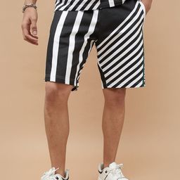 Fame Forever by Lifestyle Men Striped Technology Shorts-image-26