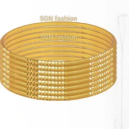 SGN fashion Gold Brass Bangles-picture-25